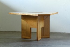 1970s Italian Geometric Triangular Design Table by Silvio Coppola for Montina