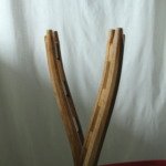 Vintage 1960s Danish Brutalist set of 6 Ladder Oak Chairs style of Kjærnulf