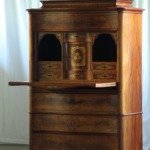 Vintage Danish Walnut 19th-century escritoire / Secretary, Victorian style