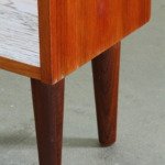 Danish Mid-Century Teak Bookcase with Sliding Doors, 1960s