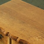 Small Brutalist Danish Oak Chest of Drawers or Bedside Table, Denmark, 1960s