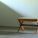 Vintage Small Solid Oak Writing Desk/kitchen Table, Denmark, 1960s
