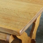 Vintage Small Solid Oak Writing Desk/kitchen Table, Denmark, 1960s
