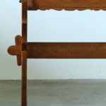 Vintage Small Solid Oak Writing Desk/kitchen Table, Denmark, 1960s