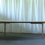 Vintage Scandinavian Solid Oak Extendable Dining Table with Two Leaves, 1960s
