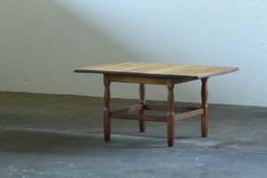 1960s Mid-Century Brutalist Danish Coffee Table in Oak attributed to Kjærnulf