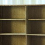 Vintage One-of-a-Kind 1960s Danish Oak Bookcase with Sculptural Legs