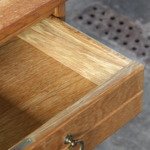 Vintage Mid-Century Solid Oak Desk with 6 drawers, Kjærnulf style, Denmark 1960s