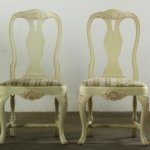 Vintage Set of 4 Swedish "Conservatory" Rococo style Louis XV Chairs, early-1900