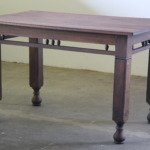 Vintage Danish Solid Oak Farmhouse Table, early 20th century