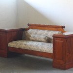 Vintage Oak Sofa / Couch, Antique Empire Danish Craftmanship 1880-1910s