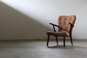 Vintage Mid-century Lounge Chair Danish Style of Henry Schubell
