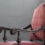 Vintage 19th Century Danish Baroque Oak Armchair - Louis XV style