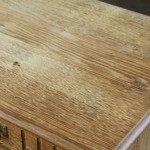 Vintage 1970s Danish Brutalist Light Oak Sideboard, Style of Henning Kjærnulf